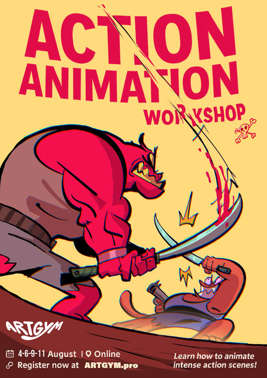 Action 2D Animation Workshop - with Diyaa Salah (Recorded)